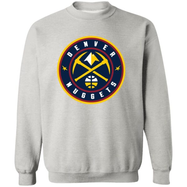 Denver Nuggets Basketball  Unisex Sizing Blend Material Crewneck Pullover Sweatshirt