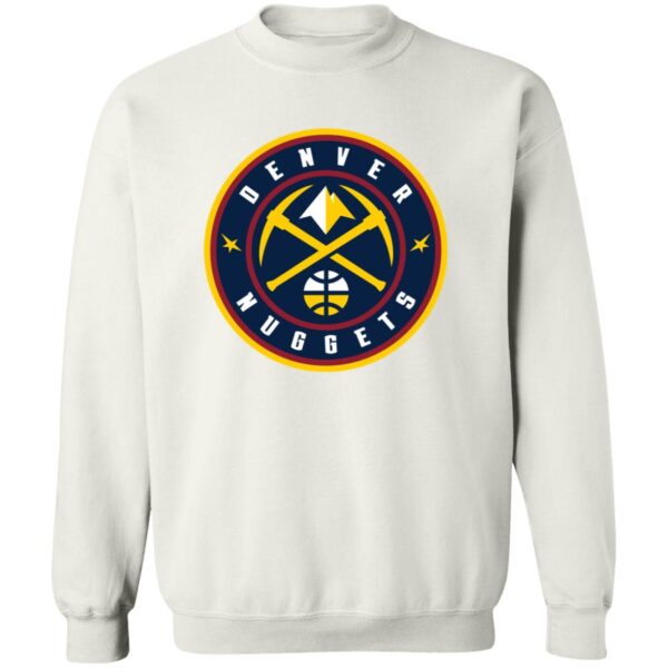 Denver Nuggets Basketball  Unisex Sizing Blend Material Crewneck Pullover Sweatshirt - Image 3