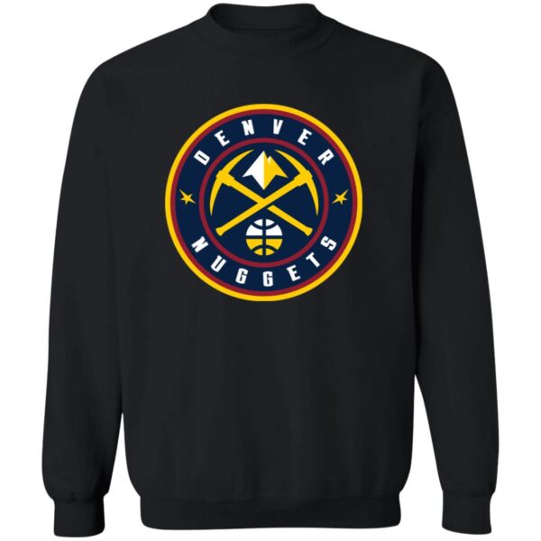 Denver Nuggets Basketball  Unisex Sizing Blend Material Crewneck Pullover Sweatshirt - Image 4