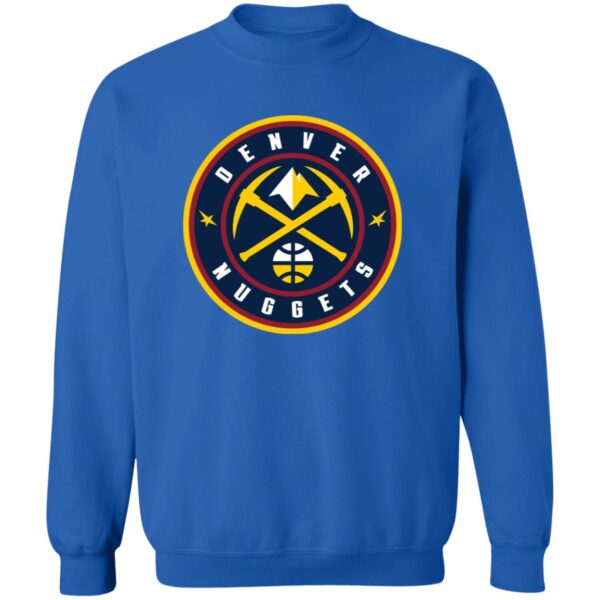 Denver Nuggets Basketball  Unisex Sizing Blend Material Crewneck Pullover Sweatshirt - Image 9