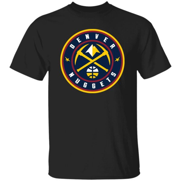 Denver Nuggets Basketball  Unisex Cotton. T-Shirt - Image 3