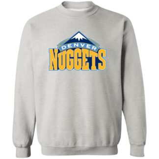 Denver Nuggets Basketball Unisex Sizing Blend Material Crewneck Pullover Sweatshirt