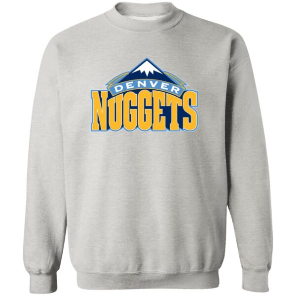 Denver Nuggets Basketball  Unisex Sizing Blend Material Crewneck Pullover Sweatshirt