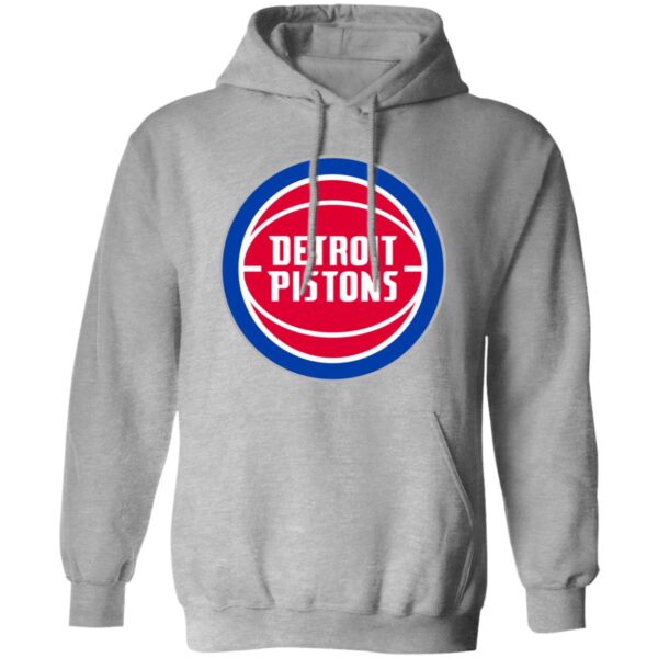 Detroit Pistons Basketball  Unisex Sizing Blend Material Pullover Hoodie - Image 2