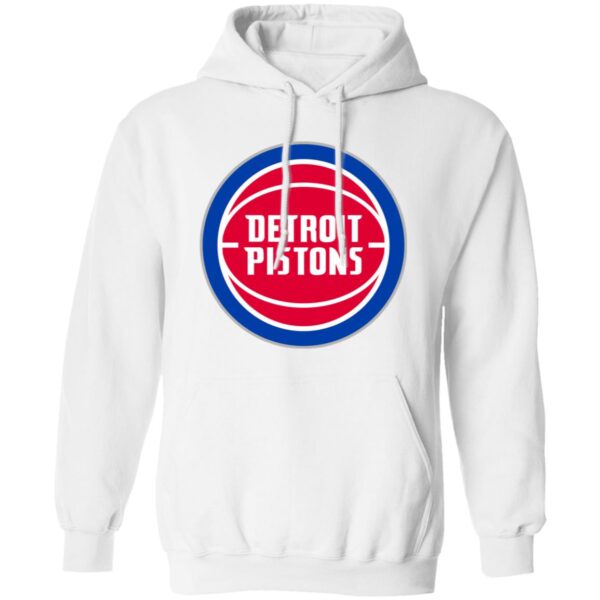 Detroit Pistons Basketball  Unisex Sizing Blend Material Pullover Hoodie - Image 3