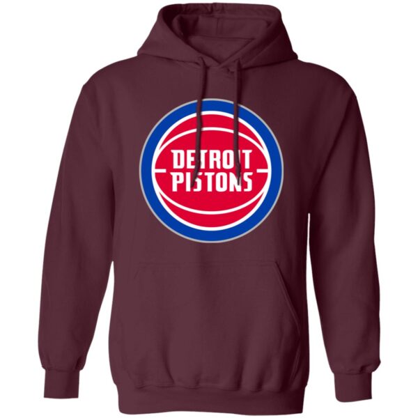 Detroit Pistons Basketball  Unisex Sizing Blend Material Pullover Hoodie - Image 8