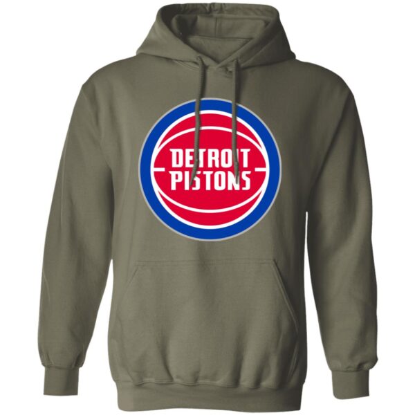 Detroit Pistons Basketball  Unisex Sizing Blend Material Pullover Hoodie - Image 9