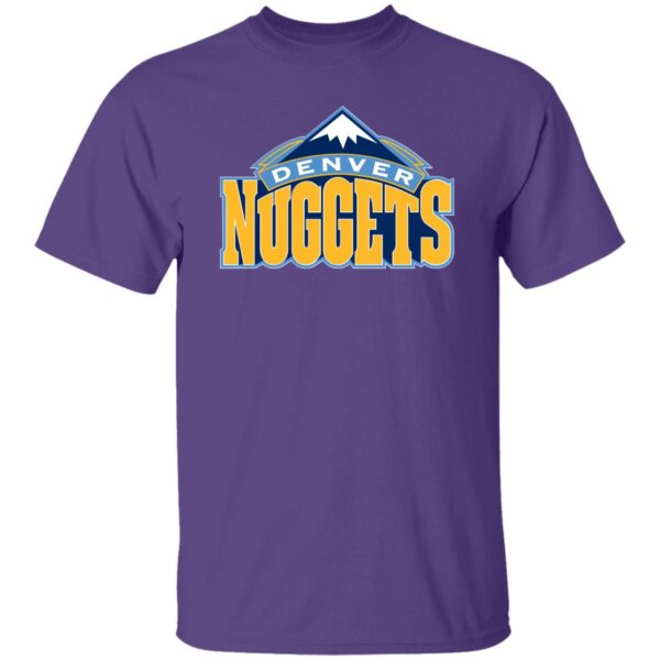 Denver Nuggets Basketball  Unisex Cotton. T-Shirt - Image 9