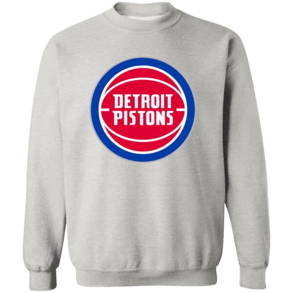 Detroit Pistons Basketball  Unisex Sizing Blend Material Crewneck Pullover Sweatshirt