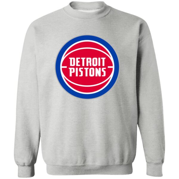 Detroit Pistons Basketball  Unisex Sizing Blend Material Crewneck Pullover Sweatshirt - Image 2