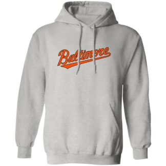 Baltimore Orioles Baseball Unisex Sizing Blend Material Pullover Hoodie
