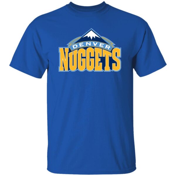 Denver Nuggets Basketball  Unisex Cotton. T-Shirt - Image 10