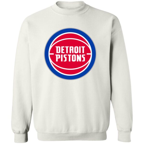 Detroit Pistons Basketball  Unisex Sizing Blend Material Crewneck Pullover Sweatshirt - Image 3