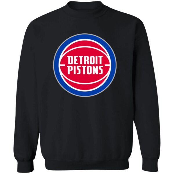 Detroit Pistons Basketball  Unisex Sizing Blend Material Crewneck Pullover Sweatshirt - Image 4