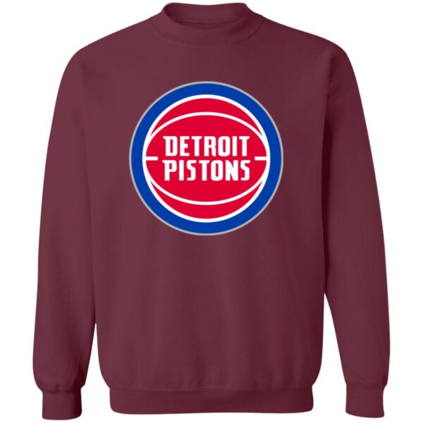 Detroit Pistons Basketball  Unisex Sizing Blend Material Crewneck Pullover Sweatshirt - Image 5