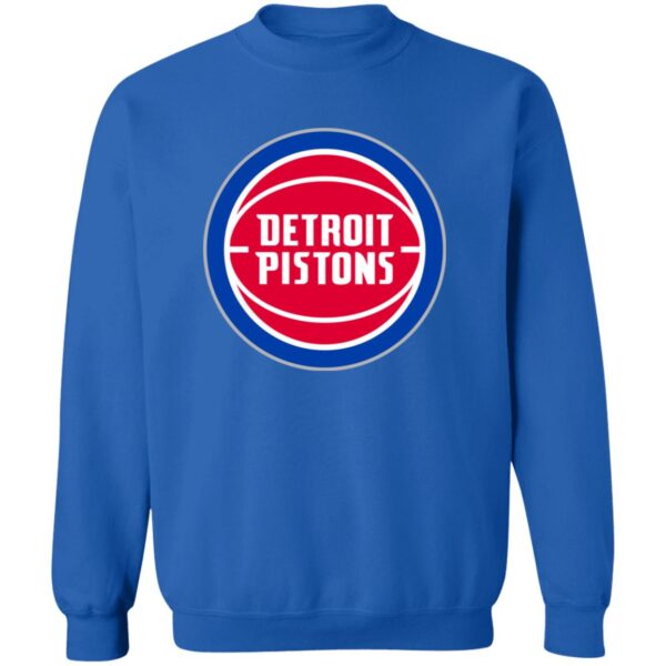 Detroit Pistons Basketball  Unisex Sizing Blend Material Crewneck Pullover Sweatshirt - Image 9