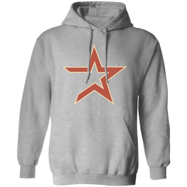 Houston Astros Baseball  Unisex Sizing Blend Material Pullover Hoodie - Image 2