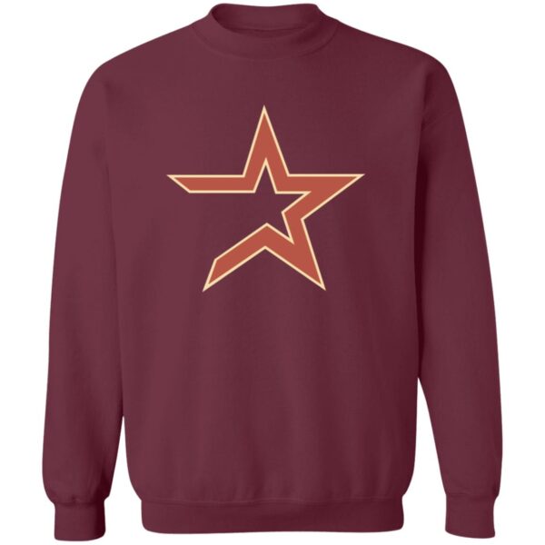 Houston Astros Baseball  Unisex Sizing Blend Material Crewneck Pullover Sweatshirt - Image 5