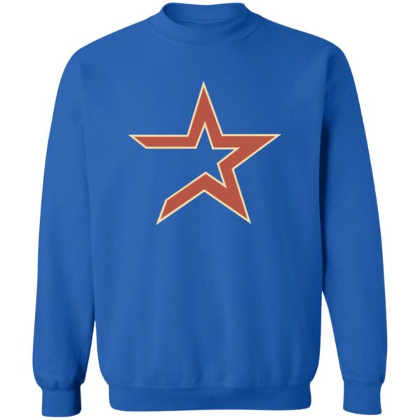 Houston Astros Baseball  Unisex Sizing Blend Material Crewneck Pullover Sweatshirt - Image 9