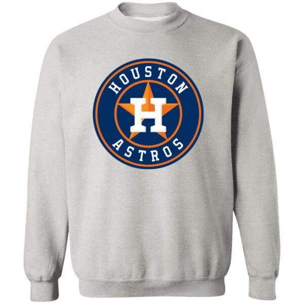 Houston Astros Baseball  Unisex Sizing Blend Material Crewneck Pullover Sweatshirt