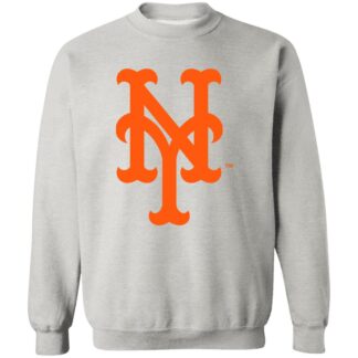 New York Mets Baseball  Unisex Sizing Blend Material Crewneck Pullover Sweatshirt