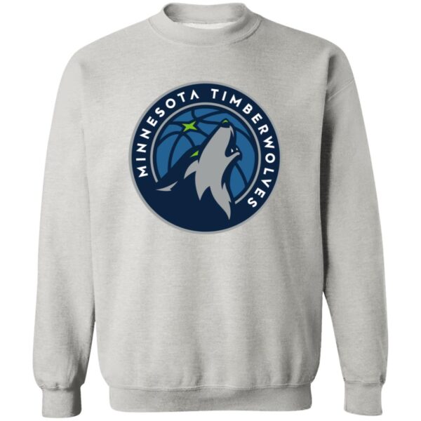 Minnesota Timberwolves Basketball  Unisex Sizing Blend Material Crewneck Pullover Sweatshirt