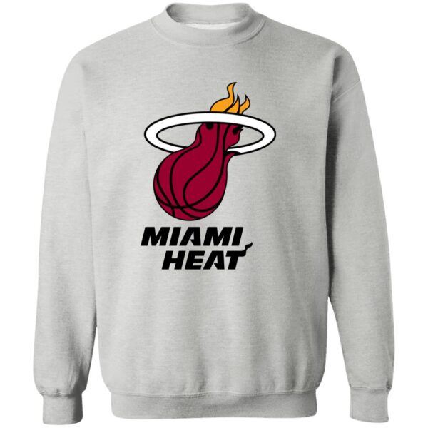 Miami Heat Basketball  Unisex Sizing Blend Material Crewneck Pullover Sweatshirt - Image 2