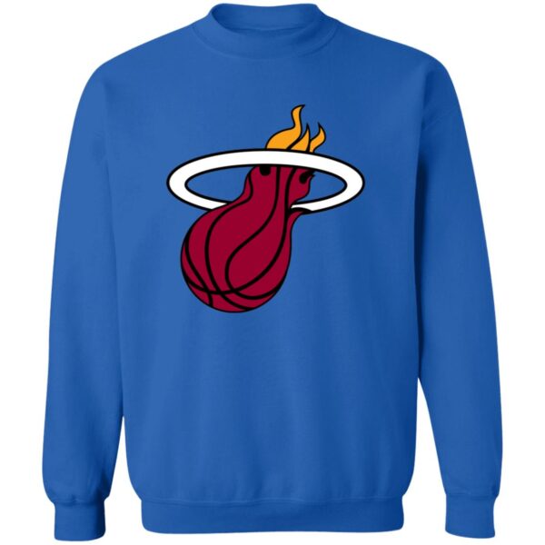 Miami Heat Basketball  Unisex Sizing Blend Material Crewneck Pullover Sweatshirt - Image 9