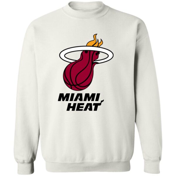 Miami Heat Basketball  Unisex Sizing Blend Material Crewneck Pullover Sweatshirt - Image 3