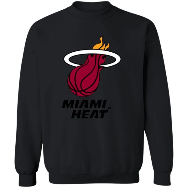 Miami Heat Basketball  Unisex Sizing Blend Material Crewneck Pullover Sweatshirt - Image 4