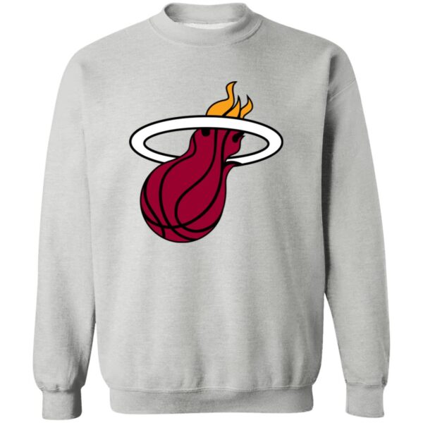 Miami Heat Basketball  Unisex Sizing Blend Material Crewneck Pullover Sweatshirt - Image 2