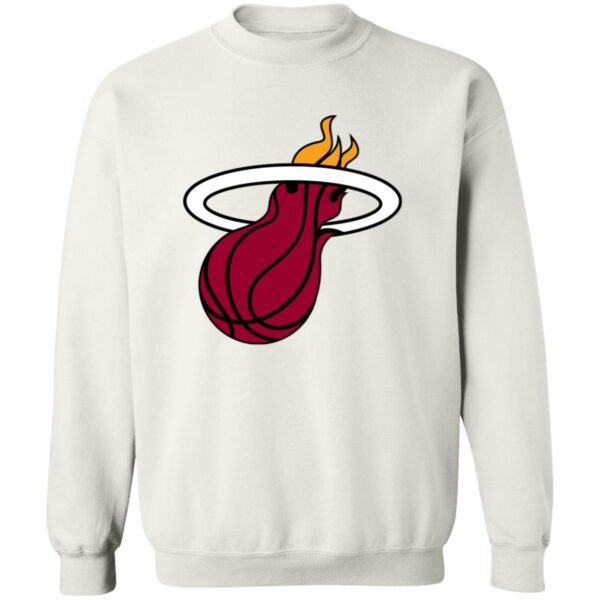 Miami Heat Basketball  Unisex Sizing Blend Material Crewneck Pullover Sweatshirt - Image 3