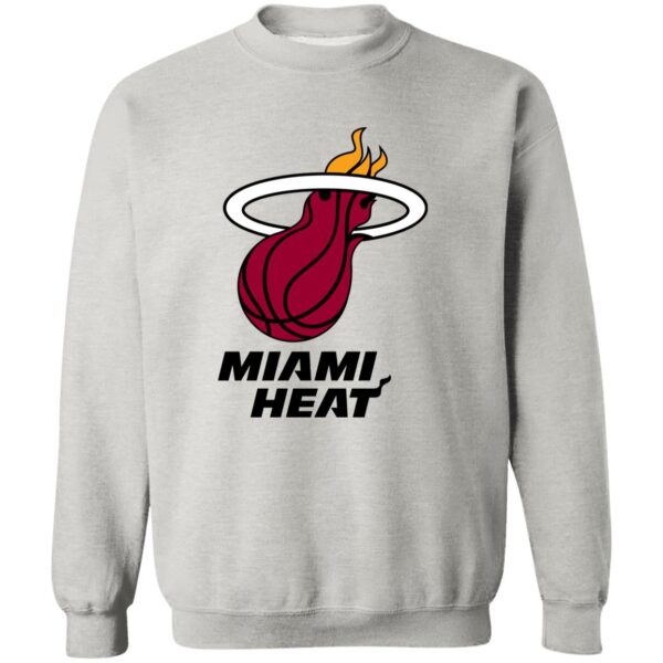 Miami Heat Basketball  Unisex Sizing Blend Material Crewneck Pullover Sweatshirt