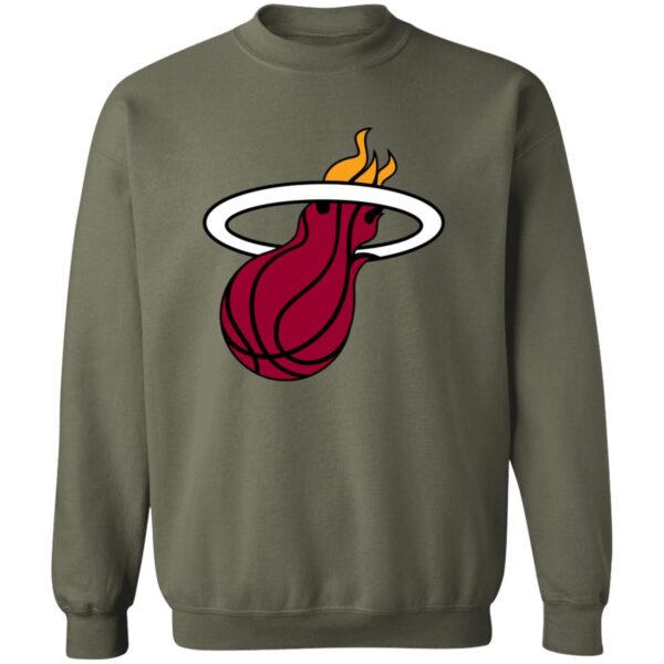 Miami Heat Basketball  Unisex Sizing Blend Material Crewneck Pullover Sweatshirt - Image 7