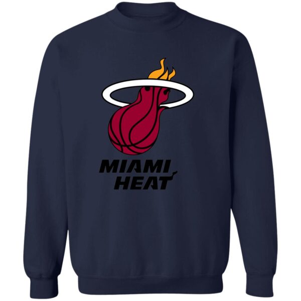 Miami Heat Basketball  Unisex Sizing Blend Material Crewneck Pullover Sweatshirt - Image 6