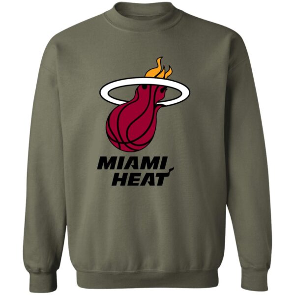 Miami Heat Basketball  Unisex Sizing Blend Material Crewneck Pullover Sweatshirt - Image 7