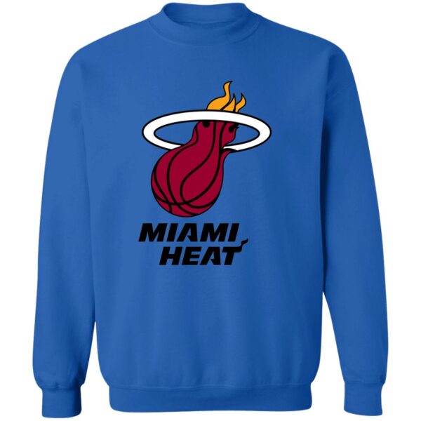 Miami Heat Basketball  Unisex Sizing Blend Material Crewneck Pullover Sweatshirt - Image 9