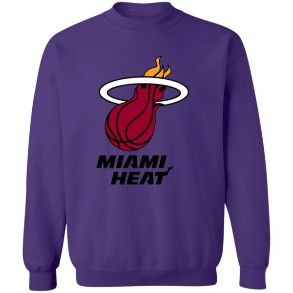 Miami Heat Basketball  Unisex Sizing Blend Material Crewneck Pullover Sweatshirt - Image 11