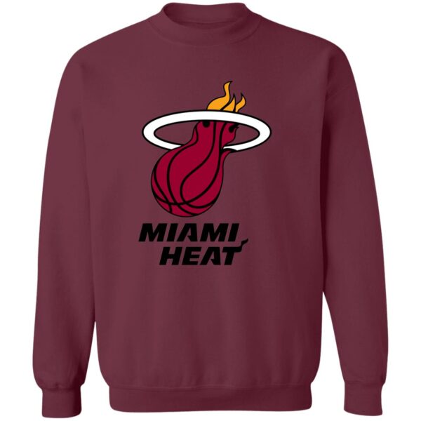 Miami Heat Basketball  Unisex Sizing Blend Material Crewneck Pullover Sweatshirt - Image 5