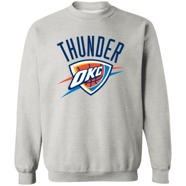 Oklahoma City Thunder Basketball  Unisex Sizing Blend Material Crewneck Pullover Sweatshirt