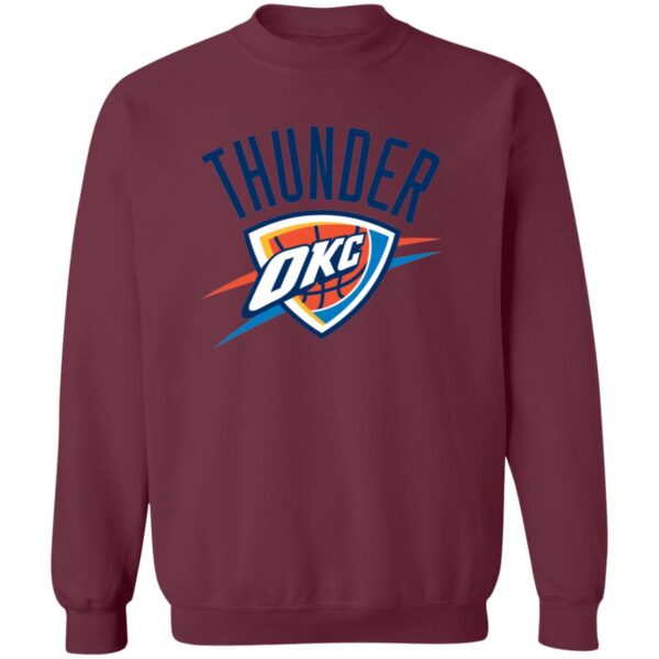 Oklahoma City Thunder Basketball  Unisex Sizing Blend Material Crewneck Pullover Sweatshirt - Image 5