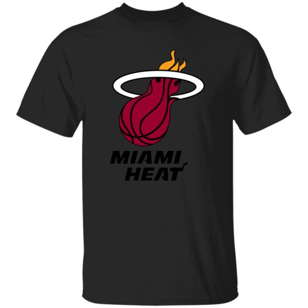 Miami Heat Basketball  Unisex Cotton. T-Shirt - Image 3