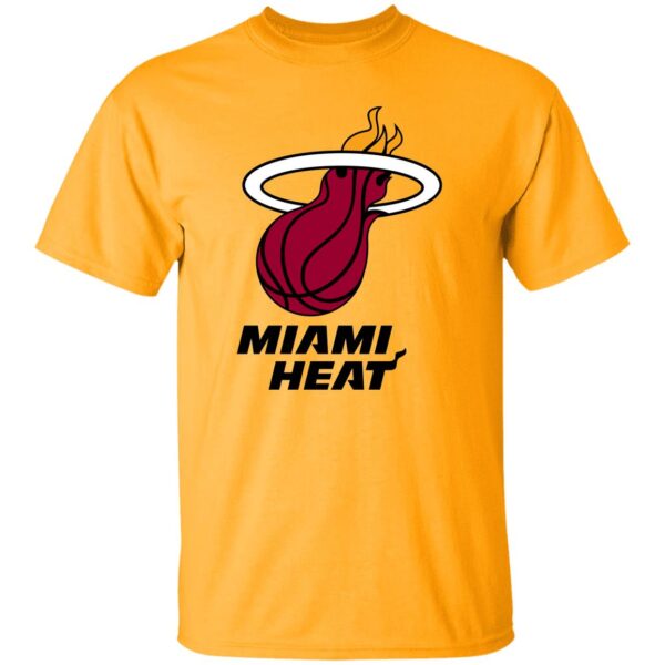 Miami Heat Basketball  Unisex Cotton. T-Shirt - Image 4