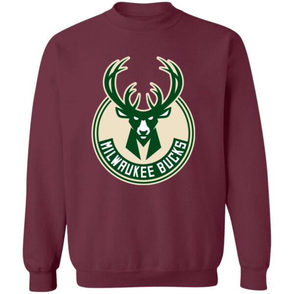 Milwaukee Bucks Basketball  Unisex Sizing Blend Material Crewneck Pullover Sweatshirt - Image 5