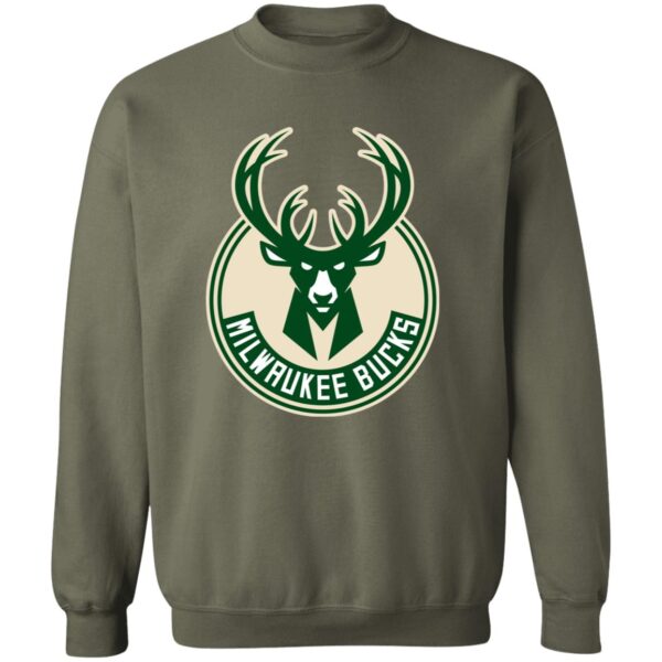 Milwaukee Bucks Basketball  Unisex Sizing Blend Material Crewneck Pullover Sweatshirt - Image 7