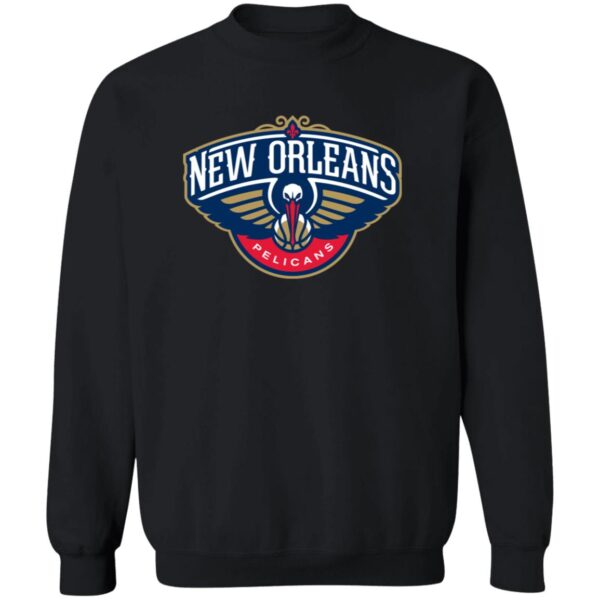 New Orleans Pelicans Basketball  Unisex Sizing Blend Material Crewneck Pullover Sweatshirt - Image 4