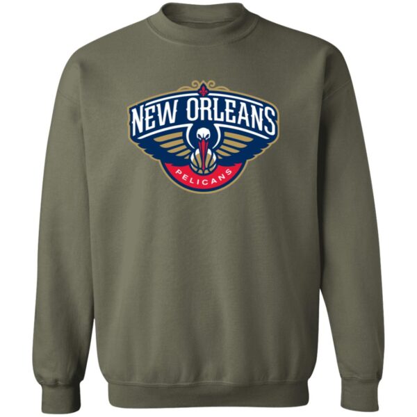 New Orleans Pelicans Basketball  Unisex Sizing Blend Material Crewneck Pullover Sweatshirt - Image 7