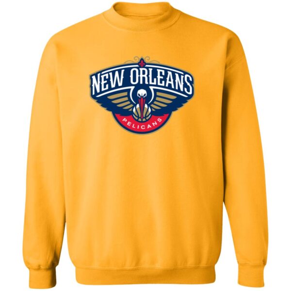 New Orleans Pelicans Basketball  Unisex Sizing Blend Material Crewneck Pullover Sweatshirt - Image 10