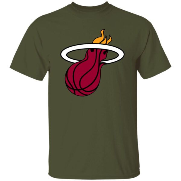 Miami Heat Basketball  Unisex Cotton. T-Shirt - Image 2