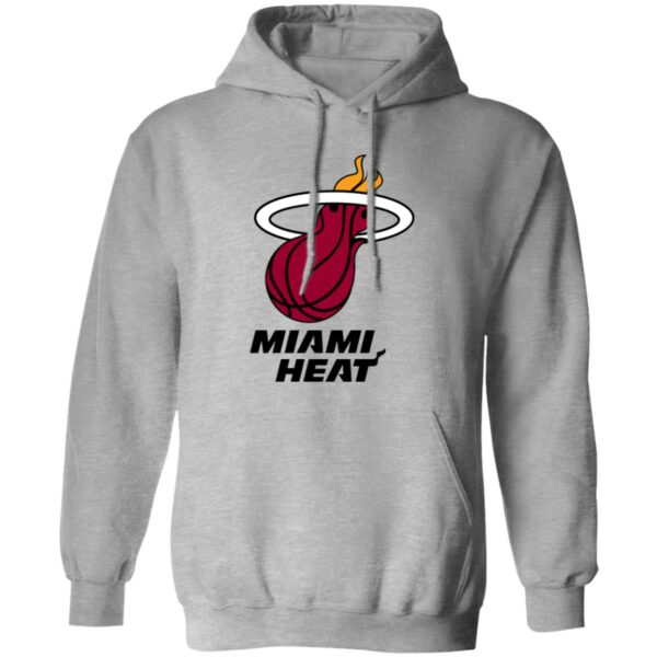 Miami Heat Basketball  Unisex Sizing Blend Material Pullover Hoodie - Image 2